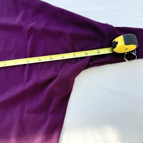 Brit & Bri plum Dolman Long Sleeves Tunic Size Small - Picture 9 of 14